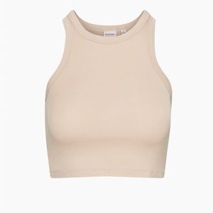 ARITZIA (Sunday Best) Cropped Ribbed Tank